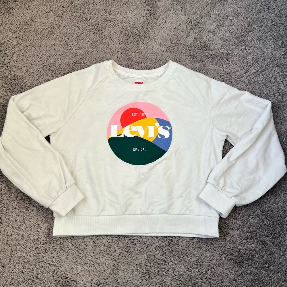 Girls Cropped Levi’s Pullover size Large